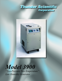 Thumbnail of document Data Sheet - 3900 Two Pressure Two Temp. Low Humidity Generator